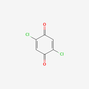 2,5-Dichlorobenzo-1,4-quinone chemical structure (CAS 615-93-0)