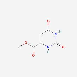 Methyl 2,6-dioxo-1,2,3,6-tetrahydropyrimidine-4-carboxylate chemical structure (CAS 6153-44-2)