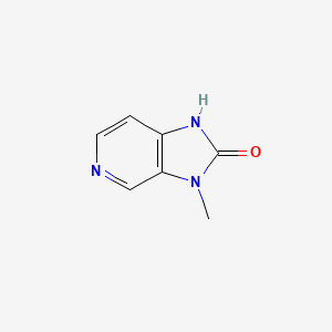 3-Methyl-1,3-dihydro-2H-imidazo[4,5-c]pyridin-2-one chemical structure (CAS 61532-36-3)