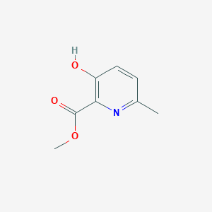 Methyl 3-hydroxy-6-methylpicolinate chemical structure (CAS 61548-52-5)