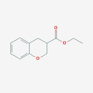 Ethyl chroman-3-carboxylate chemical structure (CAS 615560-16-2)