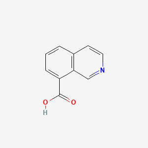Isoquinoline-8-carboxylic acid chemical structure (CAS 61563-43-7)