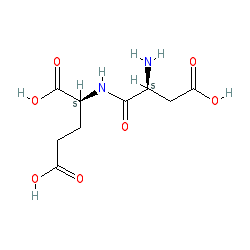 L-Aspartyl-L-glutamic acid chemical structure (CAS 6157-06-8)
