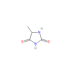 5-Methylimidazolidine-2,4-dione chemical structure (CAS 616-03-5)