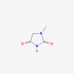 1-Methylimidazolidine-2,4-dione chemical structure (CAS 616-04-6)