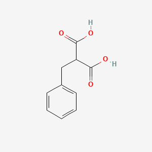 2-Benzylmalonic acid chemical structure (CAS 616-75-1)