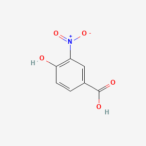 4-Hydroxy-3-nitrobenzoic acid chemical structure (CAS 616-82-0)