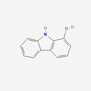 9H-Carbazol-1-ol chemical structure (CAS 61601-54-5)
