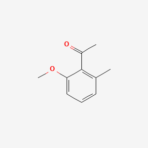 1-(2-Methoxy-6-methylphenyl)ethanone chemical structure (CAS 6161-64-4)