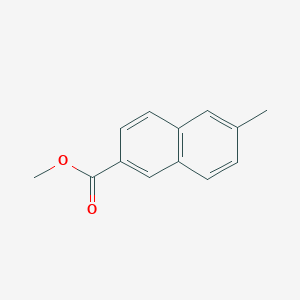 Methyl 6-methyl-2-naphthoate chemical structure (CAS 6162-30-7)