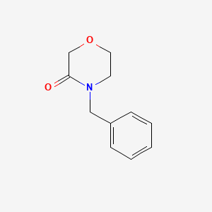 4-Benzylmorpholin-3-one chemical structure (CAS 61636-32-6)