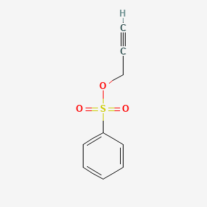 Prop-2-yn-1-yl benzenesulfonate chemical structure (CAS 6165-75-9)