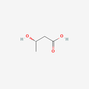(S)-3-Hydroxybutanoic acid chemical structure (CAS 6168-83-8)