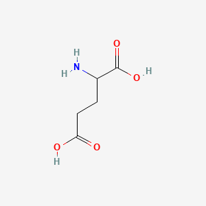 DL-Glutamic acid chemical structure (CAS 617-65-2)