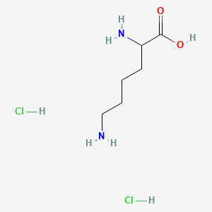 2,6-Diaminohexanoic acid dihydrochloride chemical structure (CAS 617-68-5)