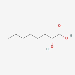 2-Hydroxy-n-octanoic Acid chemical structure (CAS 617-73-2)