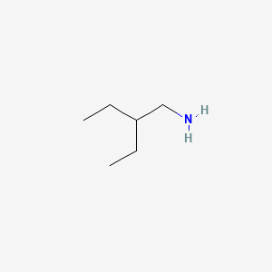 2-Ethylbutan-1-amine chemical structure (CAS 617-79-8)