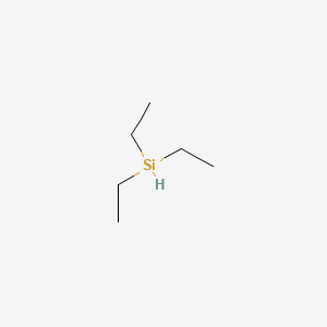 Triethylsilane chemical structure (CAS 617-86-7)