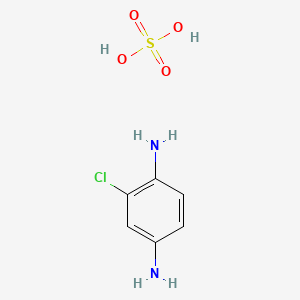 2-Chlorobenzene-1,4-diamine sulfate chemical structure (CAS 61702-44-1)
