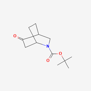 tert-Butyl 5-oxo-2-azabicyclo[2.2.2]octane-2-carboxylate chemical structure (CAS 617714-22-4)
