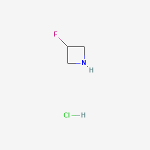 3-Fluoroazetidine hydrochloride chemical structure (CAS 617718-46-4)