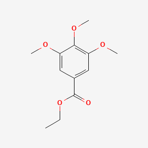 Ethyl 3,4,5-trimethoxybenzoate chemical structure (CAS 6178-44-5)