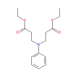 Diethyl 3,3'-(phenylazanediyl)dipropanoate chemical structure (CAS 61793-99-5)