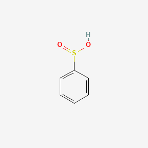 Benzenesulfinic acid chemical structure (CAS 618-41-7)