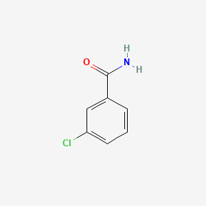 3-Chlorobenzamide chemical structure (CAS 618-48-4)