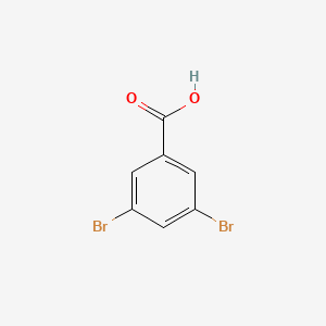 3,5-Dibromobenzoic acid chemical structure (CAS 618-58-6)