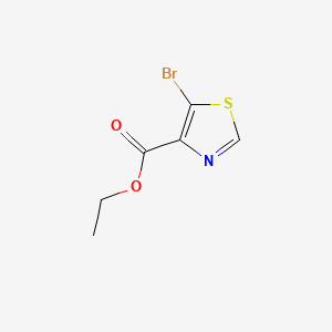 Ethyl 5-bromothiazole-4-carboxylate chemical structure (CAS 61830-23-7)
