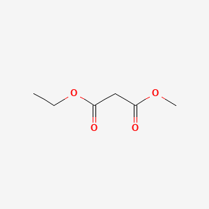 Ethyl methyl malonate chemical structure (CAS 6186-89-6)
