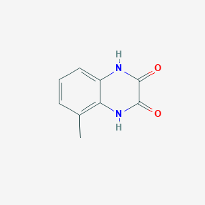 5-Methyl-1,4-dihydroquinoxaline-2,3-dione chemical structure (CAS 61875-33-0)