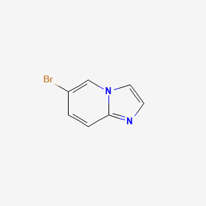 6-Bromoimidazo[1,2-a]pyridine chemical structure (CAS 6188-23-4)