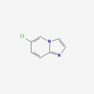 6-Chloroimidazo[1,2-a]pyridine chemical structure (CAS 6188-25-6)