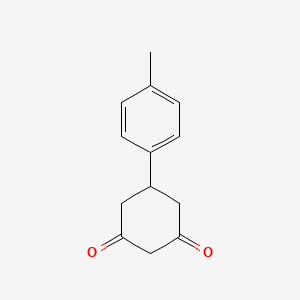 5-(p-Tolyl)cyclohexane-1,3-dione chemical structure (CAS 61888-37-7)