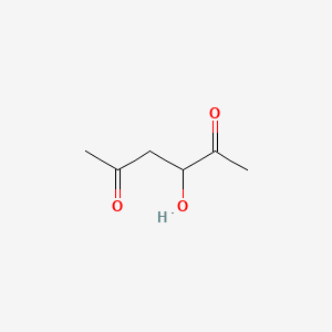3-Hydroxyhexane-2,5-dione chemical structure (CAS 61892-85-1)