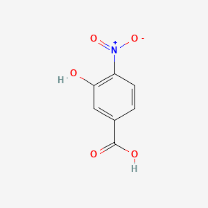 3-Hydroxy-4-nitrobenzoic acid chemical structure (CAS 619-14-7)