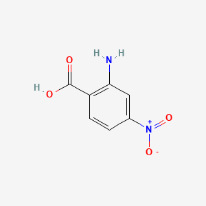 2-Amino-4-nitrobenzoic acid chemical structure (CAS 619-17-0)