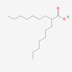 2-Heptylnonanoic acid chemical structure (CAS 619-38-5)