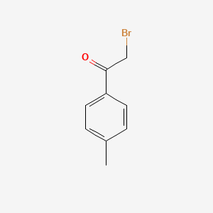 2-Bromo-1-(p-tolyl)ethanone chemical structure (CAS 619-41-0)
