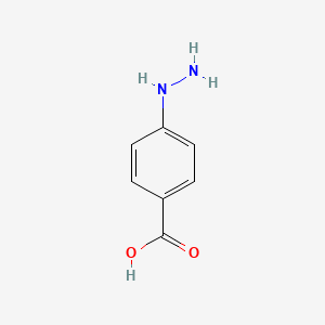 4-Hydrazinylbenzoic acid chemical structure (CAS 619-67-0)