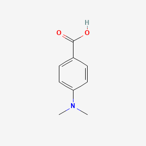 4-Dimethylaminobenzoic acid chemical structure (CAS 619-84-1)