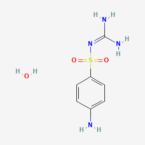 4-Amino-N-carbamimidoylbenzenesulfonamide hydrate chemical structure (CAS 6190-55-2)