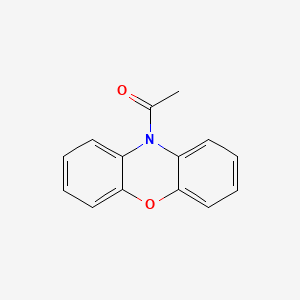 1-(10H-Phenoxazin-10-yl)ethan-1-one chemical structure (CAS 6192-43-4)