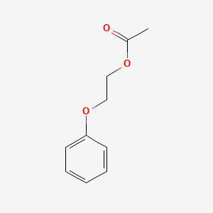 2-Phenoxyethyl acetate chemical structure (CAS 6192-44-5)