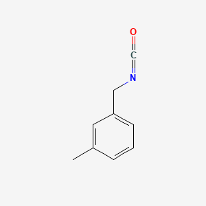 1-(Isocyanatomethyl)-3-methylbenzene chemical structure (CAS 61924-25-2)