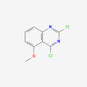 2,4-Dichloro-5-methoxyquinazoline chemical structure (CAS 61948-59-2)