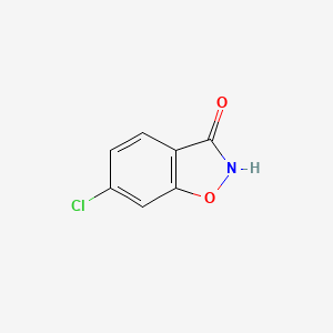6-Chlorobenzo[d]isoxazol-3-ol chemical structure (CAS 61977-29-5)