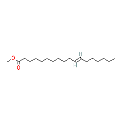 Methyl (E)-octadec-11-enoate chemical structure (CAS 6198-58-9)